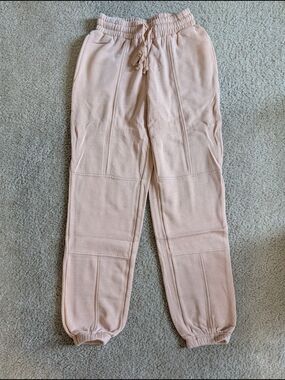 Tan Drawstring Jogger Pants